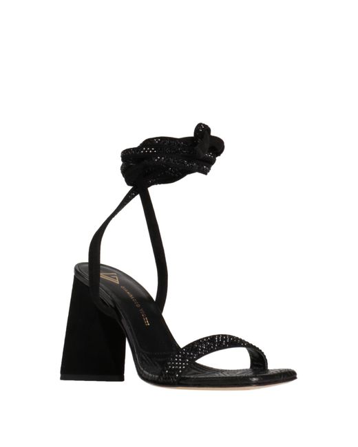 Giampaolo Viozzi Black Sandals