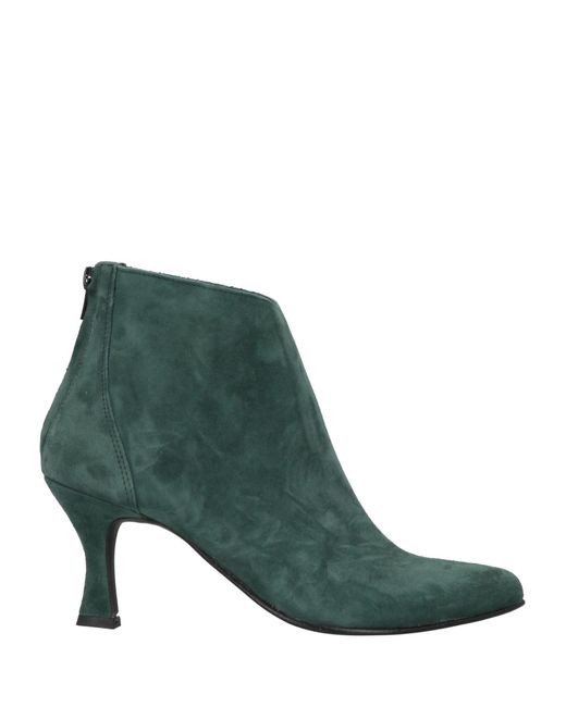 Divine Follie Green Ankle Boots