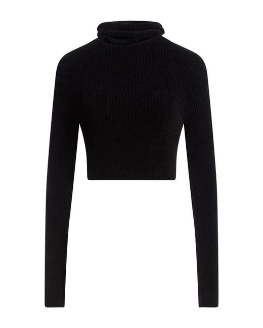 Col Roulé Jacquemus en coloris Black