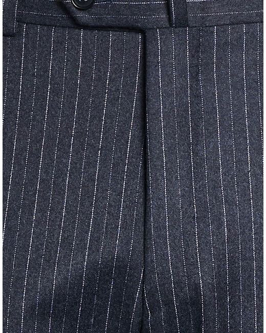 Isaia Blue Pants Wool for men