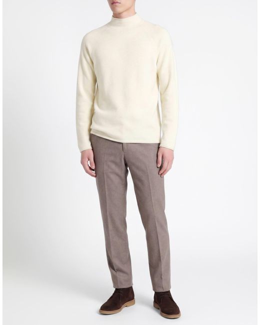 Zanone White Turtleneck Cashmere for men