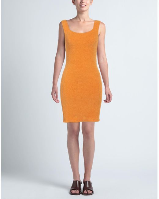 Patou Orange Mini Dress