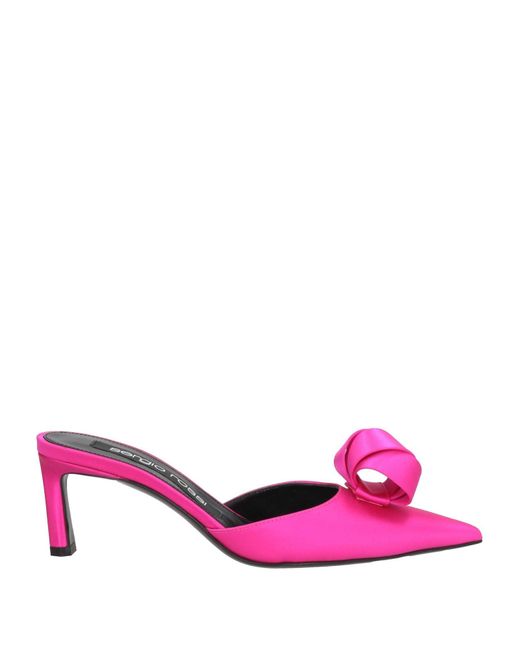 Sergio Rossi Pink Mules & Clogs
