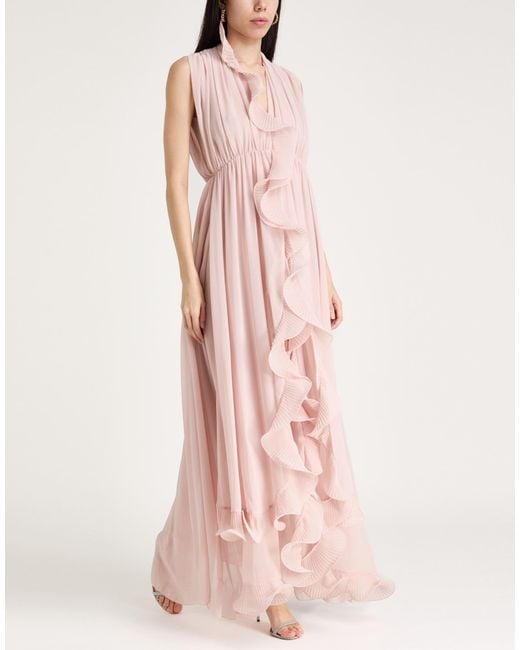 Babylon Pink Maxi Dress Polyester