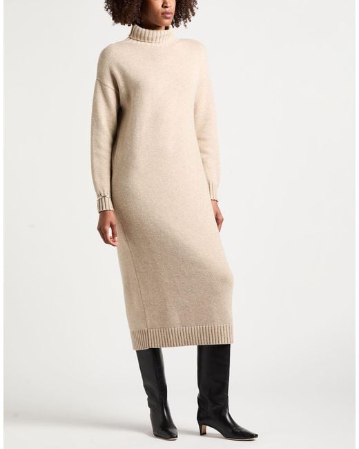 Max Mara Natural Midi Dress Cashmere