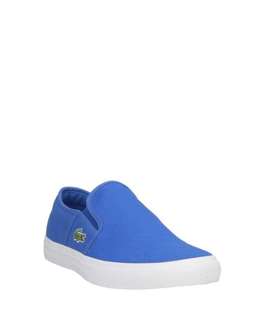 Lacoste Blue Sneakers Textile Fibers for men
