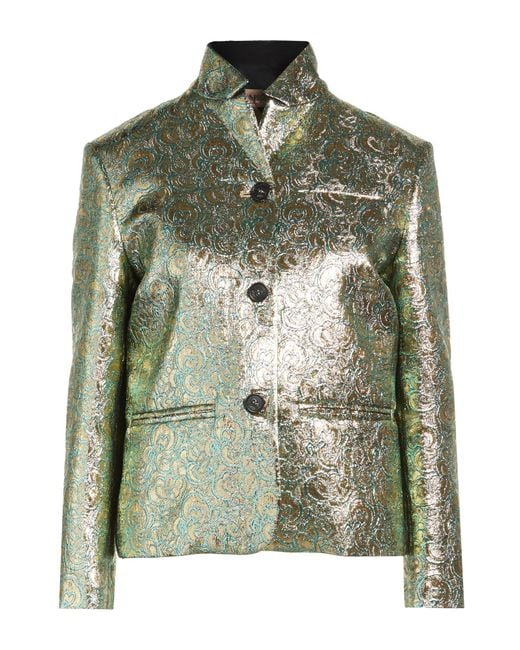 N°21 Green Blazer Polyester, Cotton, Polyamide