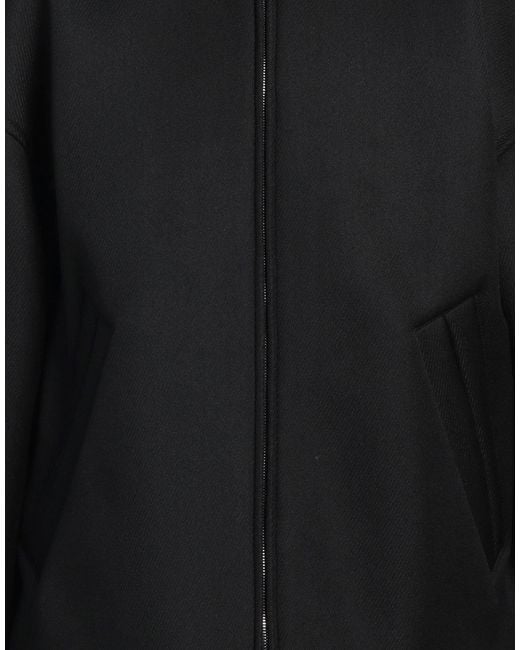 Emporio Armani Black Jacket Virgin Wool, Polyamide, Polyester for men