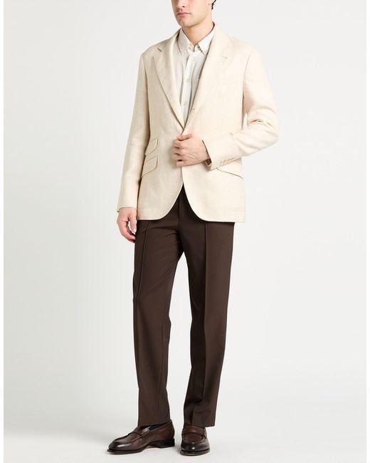 Brunello Cucinelli Natural Blazers for men