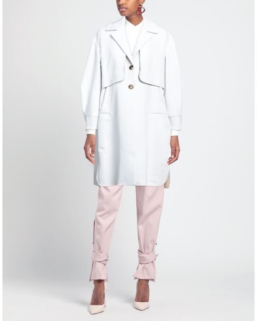 Agnona White Overcoat