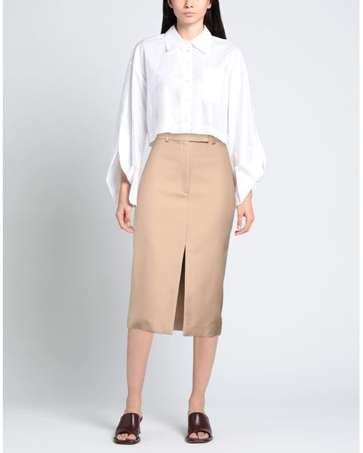 Rochas Natural Midi Skirt