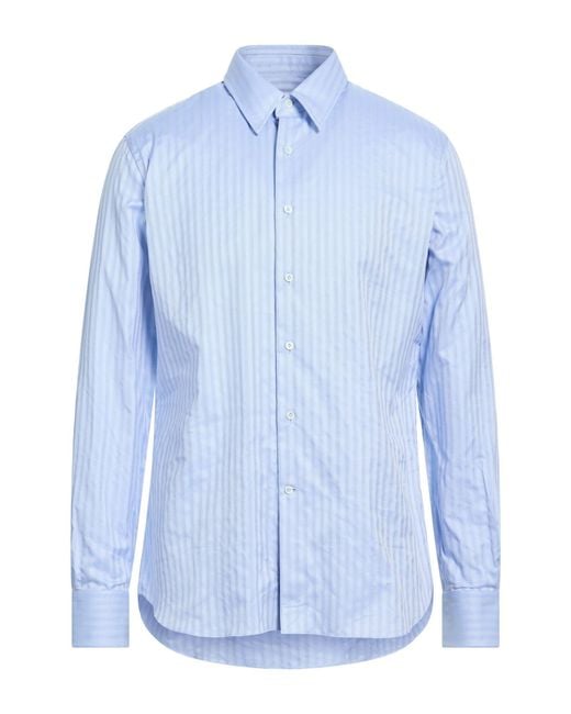Alessandro Gherardi Blue Shirt Cotton for men