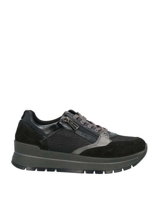 Igi&co Black Sneakers Leather