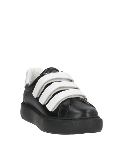 Cerruti 1881 Black Sneakers Cow Leather