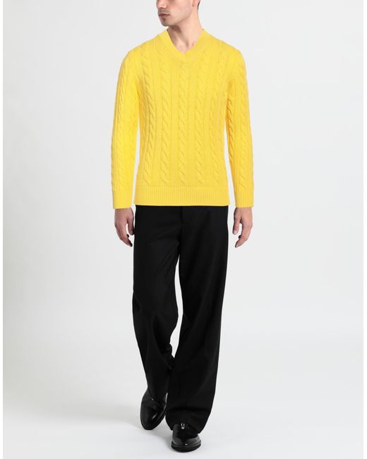 M.Q.J. Yellow Sweater Cotton for men
