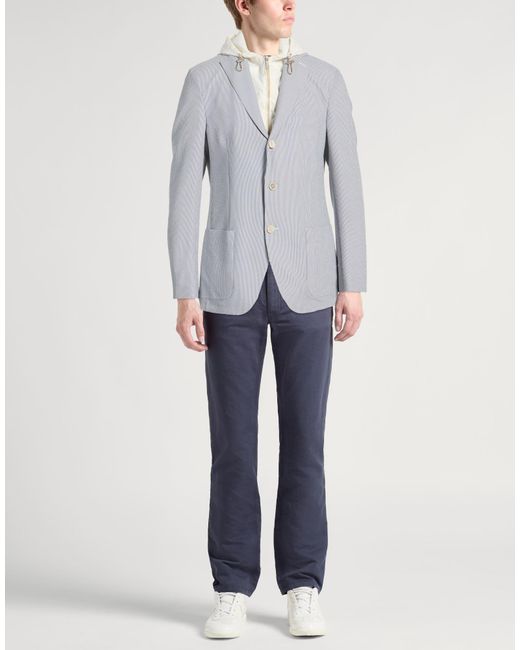 Eleventy Gray Blazer Polyester, Wool, Polyamide for men