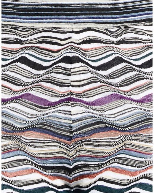 Missoni Gray Pants Viscose, Wool, Polyamide, Elastane