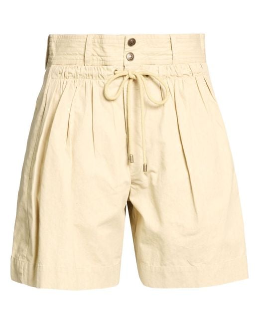 Isabel Marant Natural Shorts & Bermuda Shorts Cotton