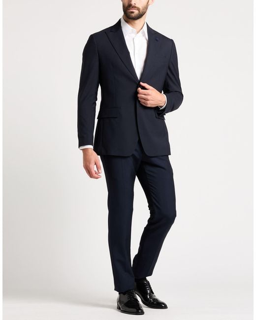 Lardini Blue Blazer Wool for men