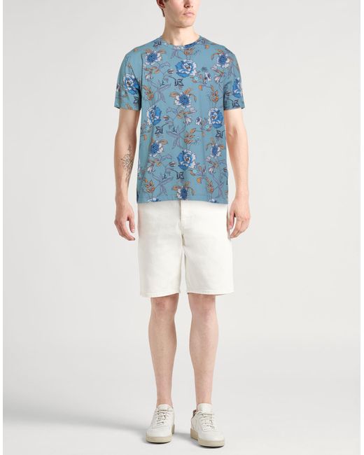 Etro Blue T-Shirt for men
