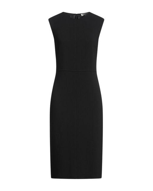 Antonelli Black Midi-Kleid