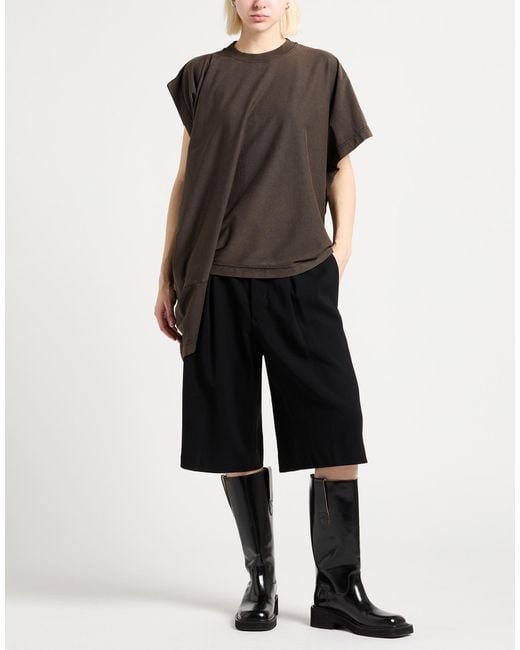 ALAINPAUL Brown T-Shirt Cotton
