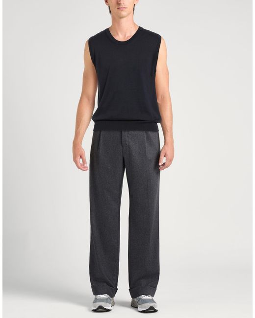 Alpha Studio Black Midnight Sweater Cotton for men