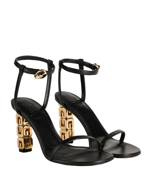 Givenchy Black Sandals Lambskin