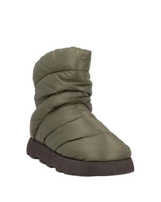 PIUMESTUDIO Green Ankle Boots