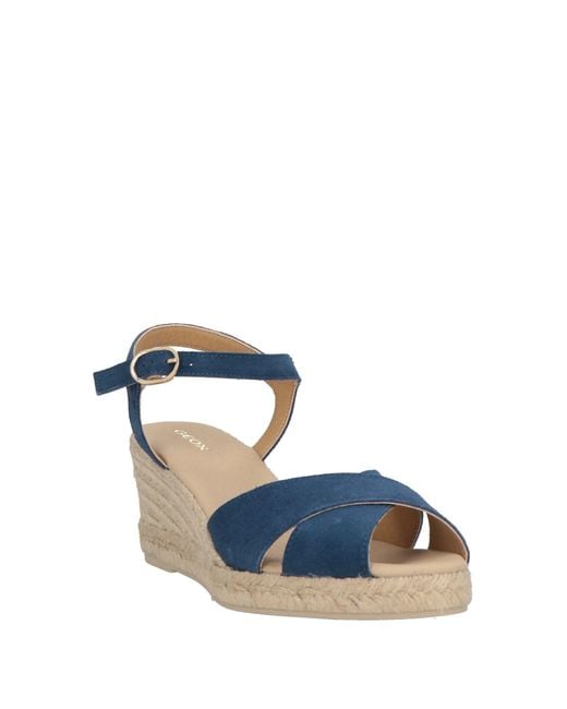 Geox Blue Espadrilles