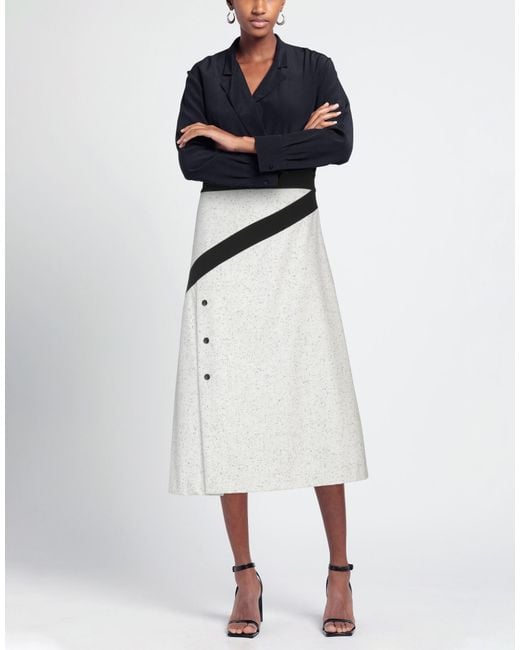 Trussardi White Midi-Rock