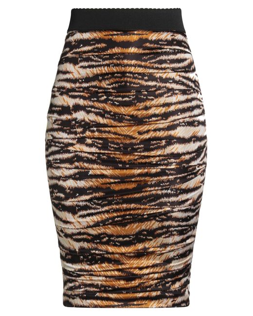 Dolce & Gabbana Black Midi Skirt