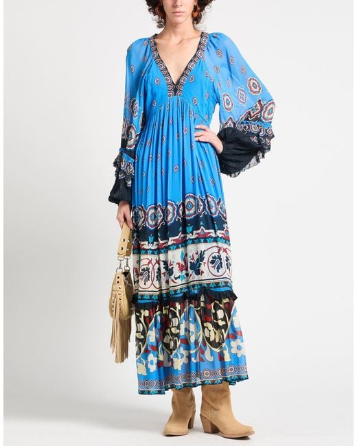 Farm Rio Blue Maxi-Kleid