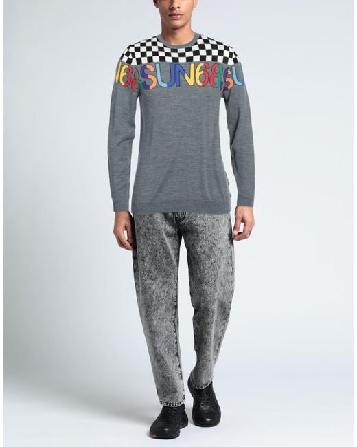 Sun 68 Blue Sweater for men