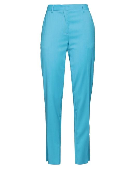 Brian Dales Blue Pants Wool