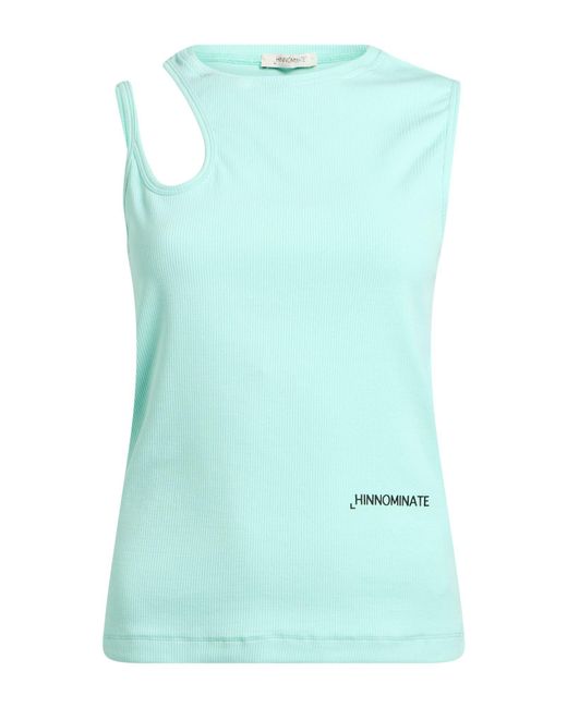 hinnominate Blue Top Cotton, Elastane