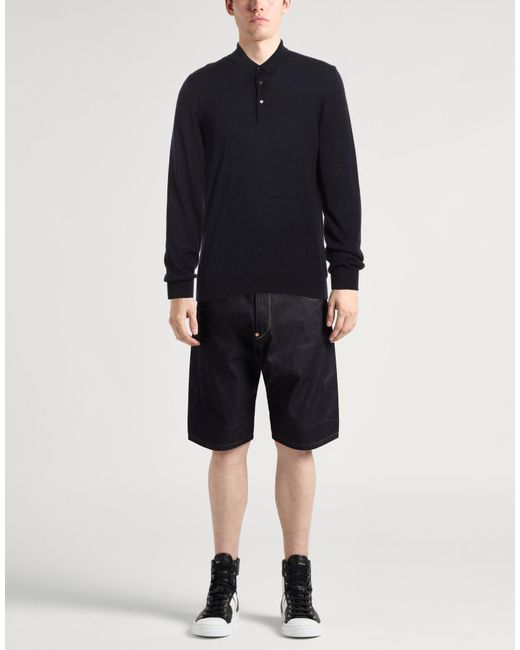 Lardini Blue Midnight Sweater Wool for men