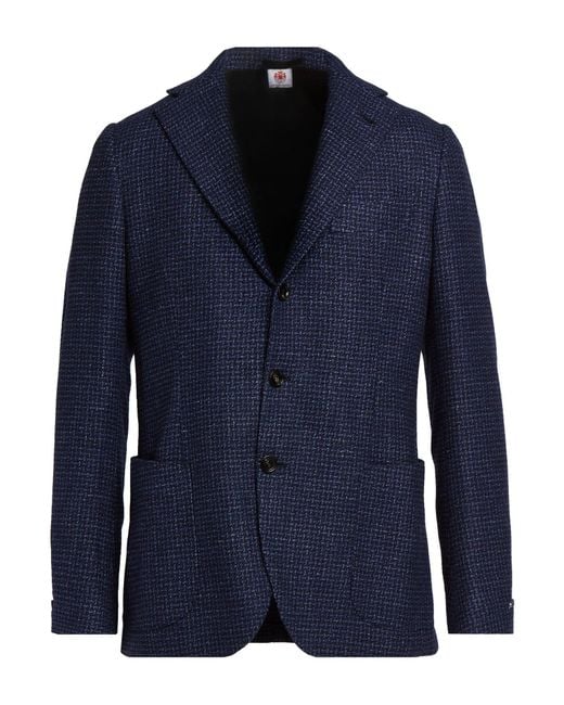 Luigi Borrelli Napoli Blue Blazer for men