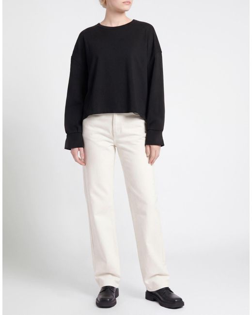 Imperial Black Sweatshirt Viscose, Polyamide, Elastane