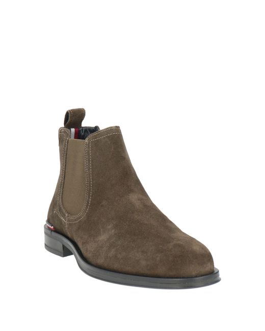 Tommy Hilfiger Brown Ankle Boots for men