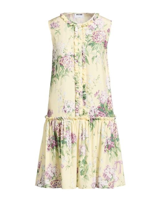 Moschino Natural X Sanderson Mini Dress Silk