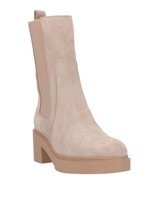 Santoni Natural Ankle Boots