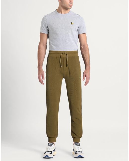 Colmar Green Military Pants Cotton, Polyamide, Elastane for men