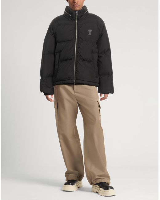 AMI Black Puffer Polyamide for men