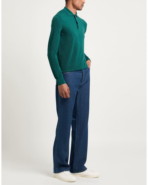 GALLIA Green Sweater for men