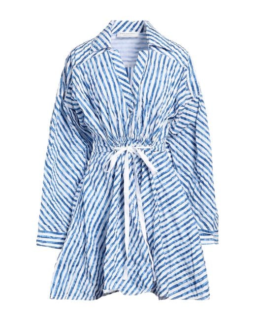 Philosophy Di Lorenzo Serafini Blue Mini Dress