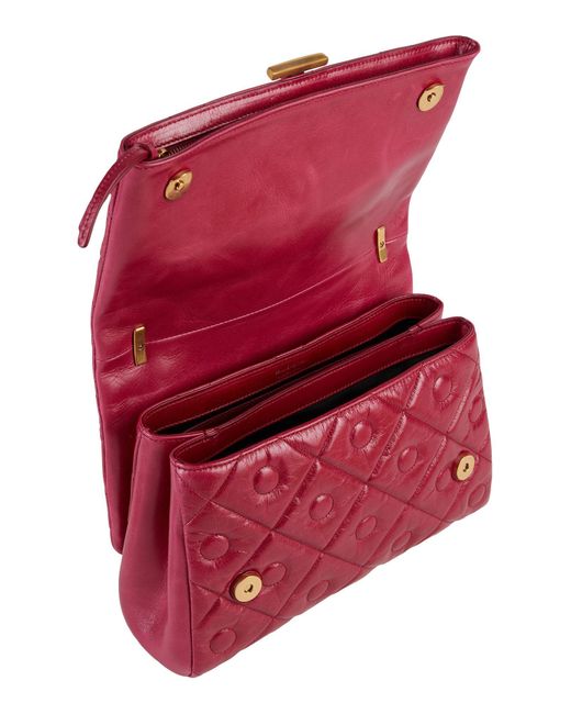 Tod's Red Garnet Handbag Calfskin