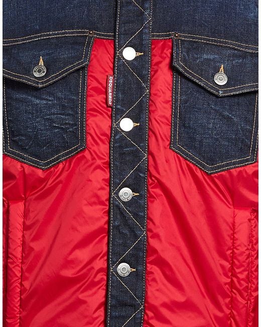 DSquared² Blue Denim Outerwear for men