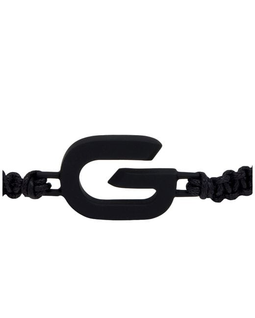 Givenchy Black Bracelet String, Brass