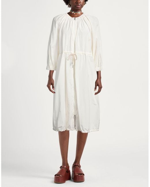 Peserico White Midi Dress